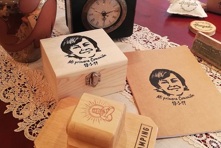 Personalized Communion Gifts with BigStamping Large Format Stamps