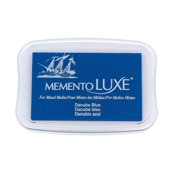Ink for porous surfaces, blue