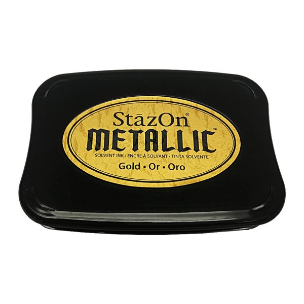 Schnell trocknende Tinte Stazon Gold